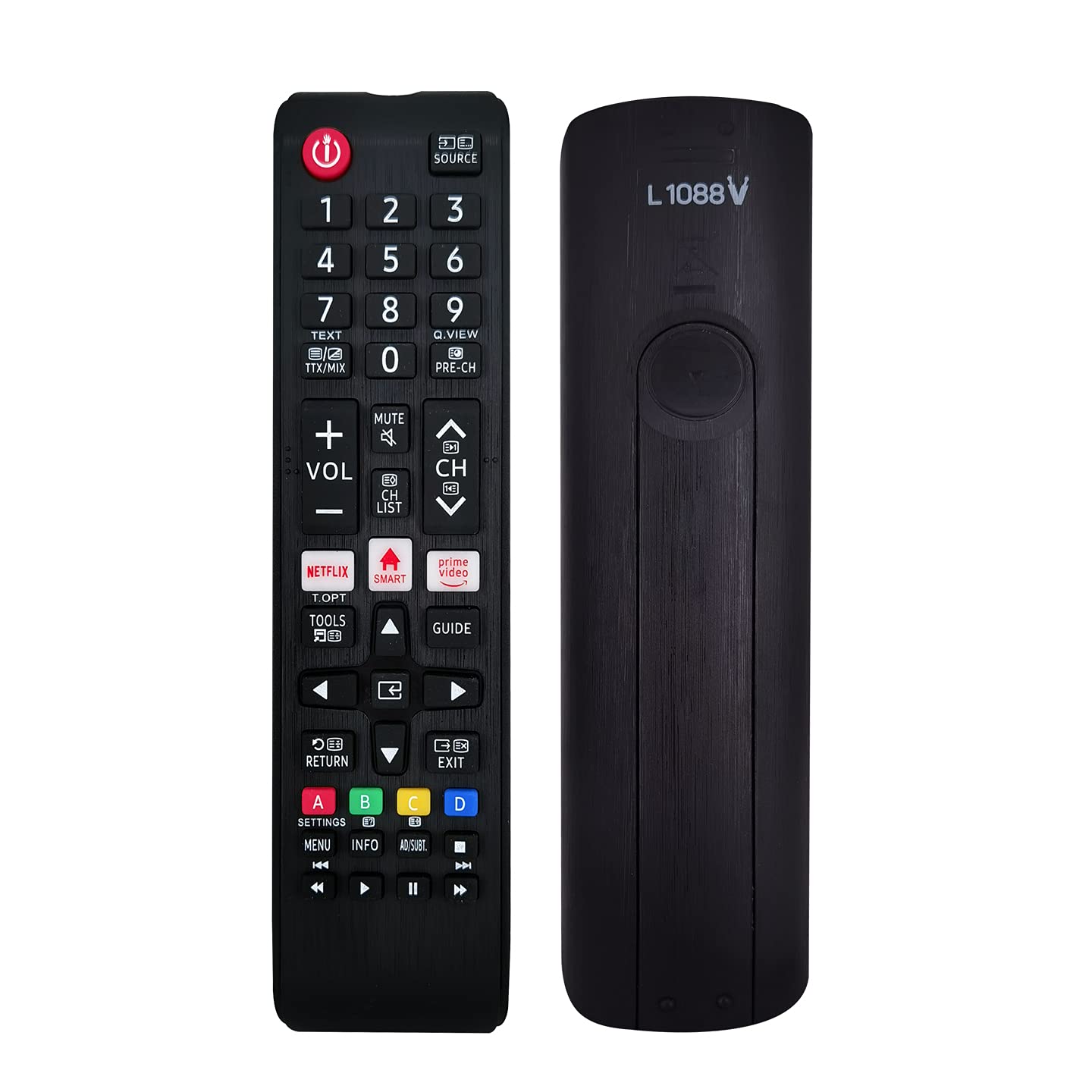 Universal Remote Control Compatible for Samsung Smart-TV LCD LED UHD QLED 4K HDR TV Remote, with 2 Shortcut Keys BN59-01315A BN59-01247A BN59-01315B - No Voice Function
