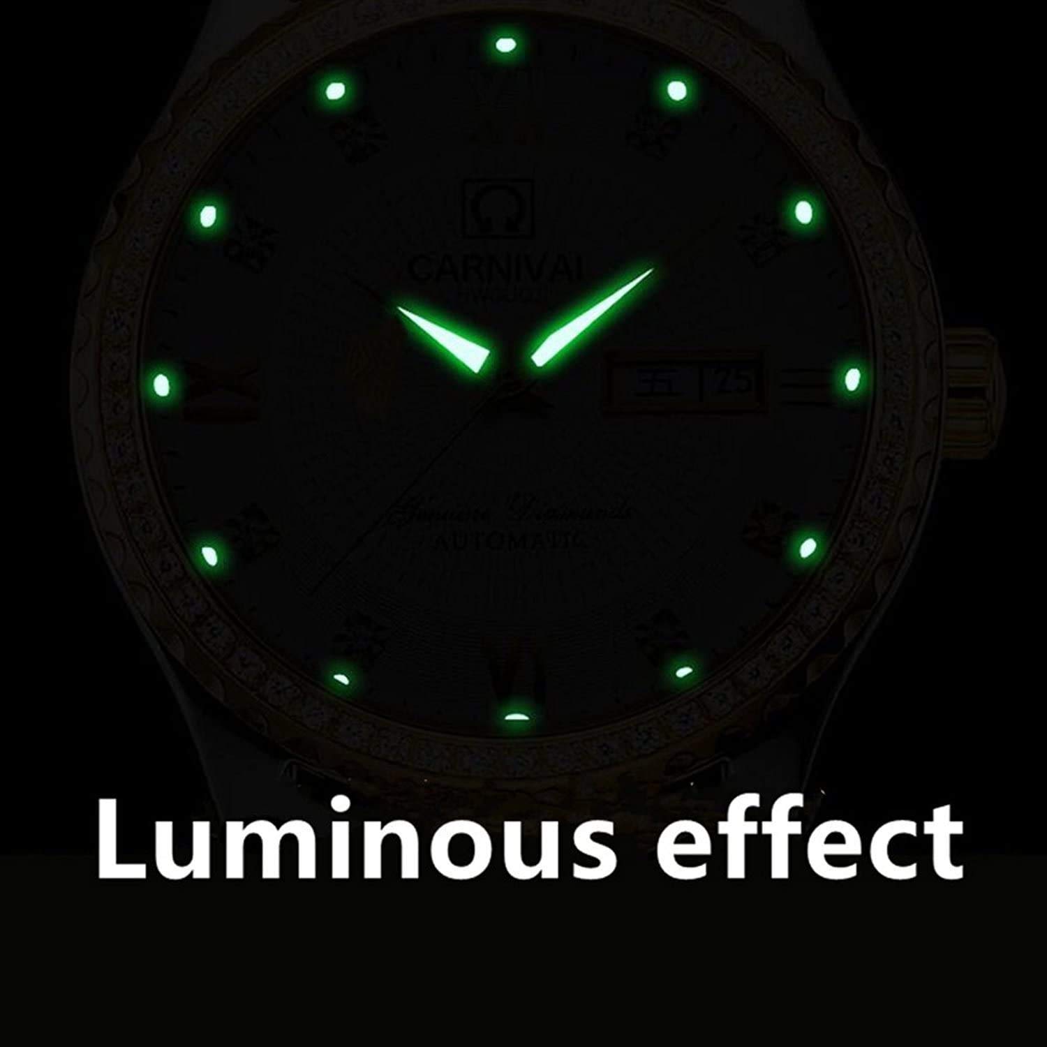 MASTOP Paar Uhren Herren und Damen Automatische mechanische Uhr Mode Chic für Sie oder Ihn, 2 Stück