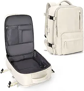 coowoz Travel Carry On Backpack For Women Laptop Backpack Waterproof Hiking Outdoor Sport Rucksack Casual Daypack Backpacks College large School Backpack with shoe compartment