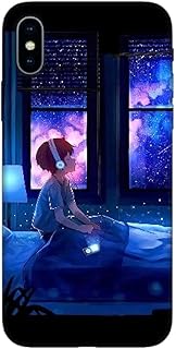 Boy Listening Silicone Printed mobile case compatible with iPhone XS MAX