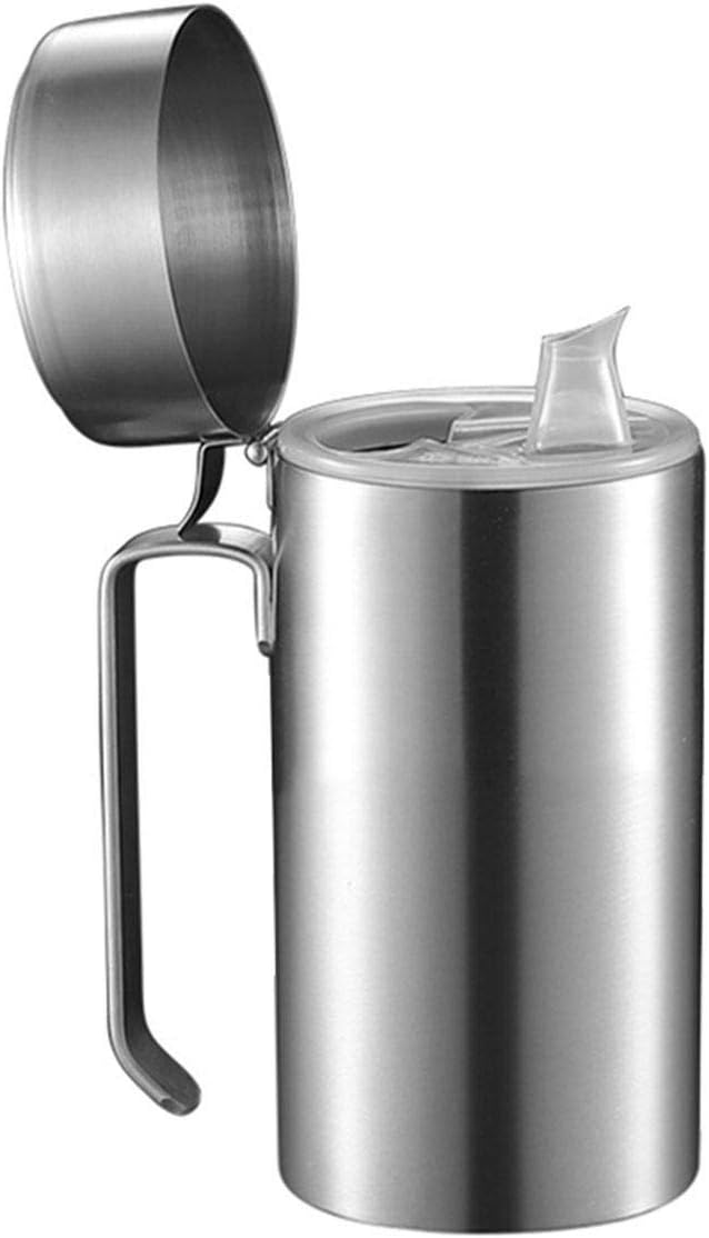 LVOERTUIG Olive Oil Dispenser Stainless Steel Oil Pot