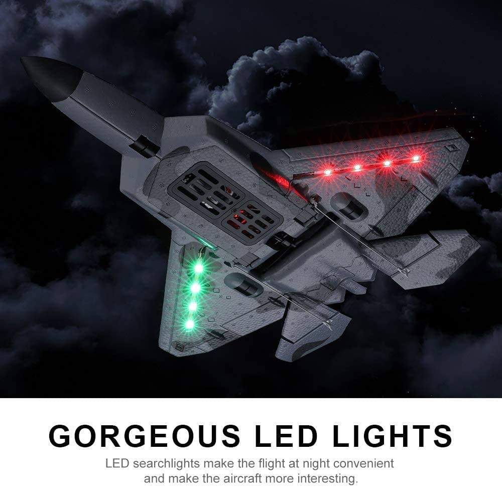 s-idee® WL A180 RC zdalnie sterowany samolot z 2,4 GHz 3D 6G Lights