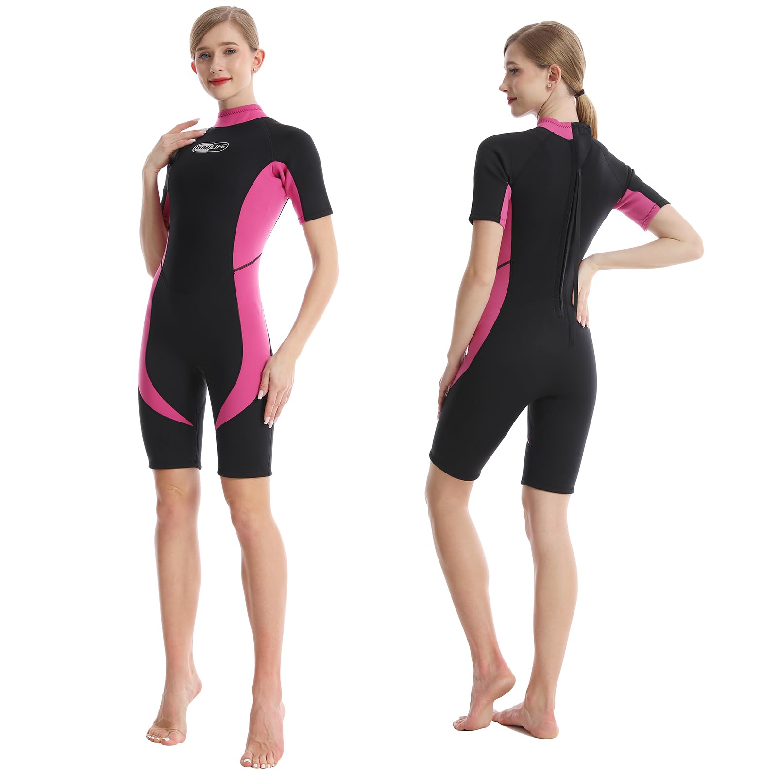 Wetsuit for Men Women, 3MM Shorty/FullWetsuit Neoprene Mens Womens Wetsuit Full Body in Cold Water Keep Warm for Diving Surfing Snorkeling Kayaking
