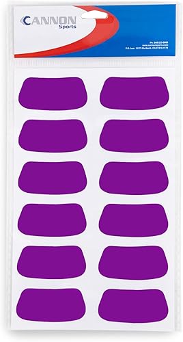 Miniatura 1 de Cannon Sports Calcomanías negras para fútbol americano, béisbol y lacrosse, para jóvenes y adultos
