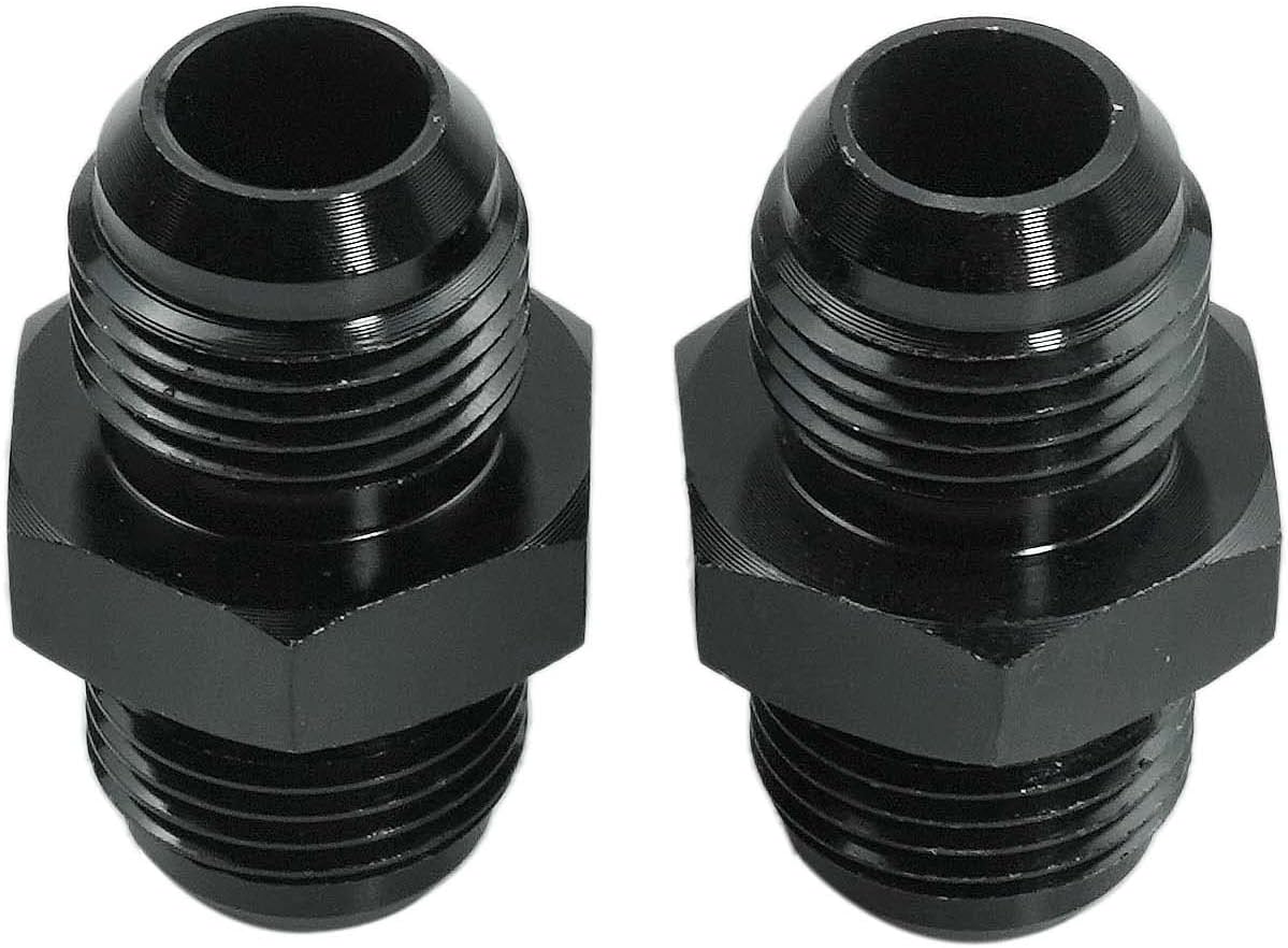 6AN to 6AN Male Flare Coupler Fittings Straight Fuel Hose