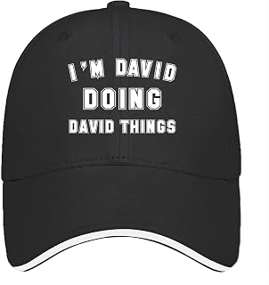 I'm David Doing David Things Golf Hats Camping Caps for Men