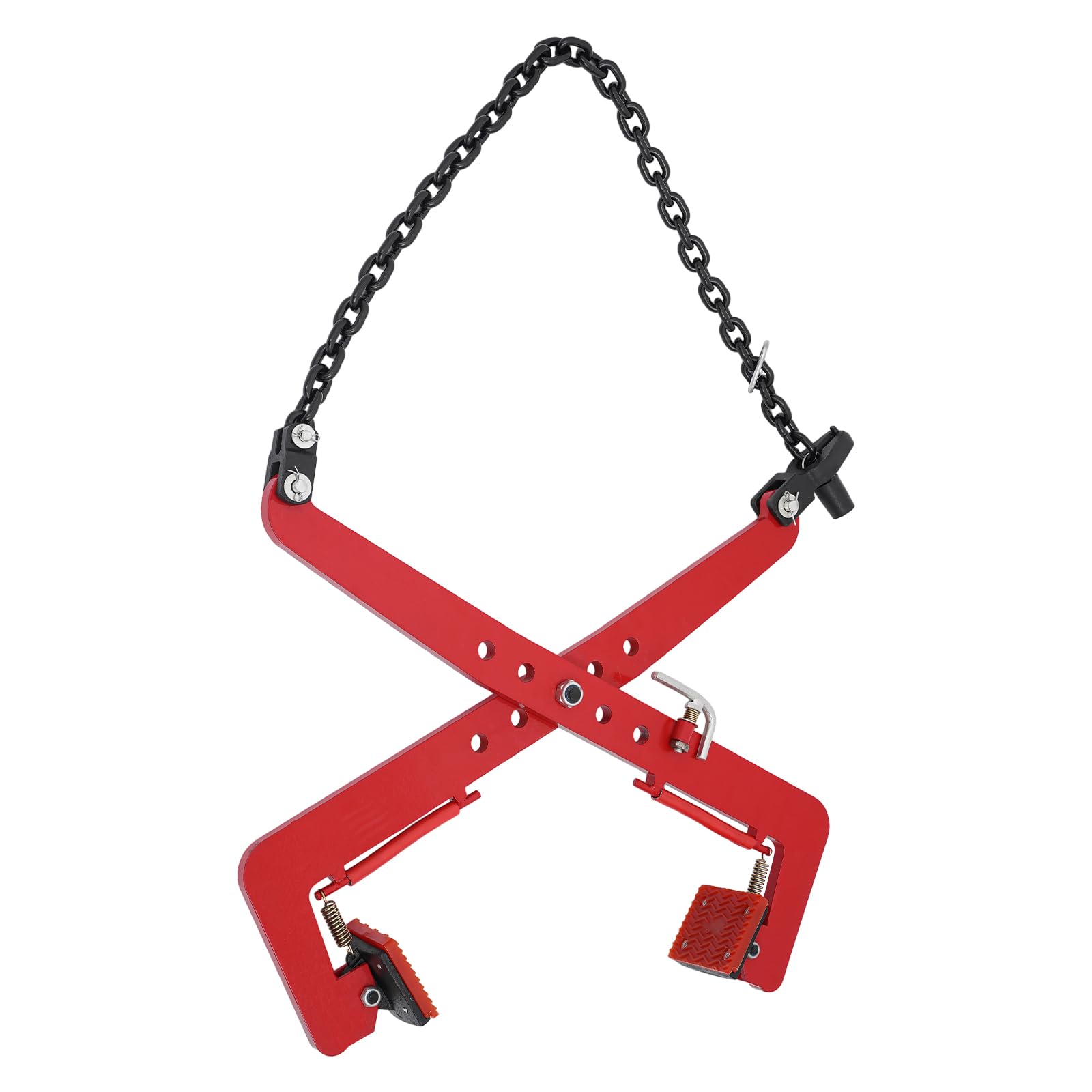 Pinza per bordi, 500 kg, morsetto di sollevamento, 33 – 70 cm, dadi autobloccanti ispessiti, design a forbice, supporto per cordoli per costruzione, autostrada, ponti, tunnel