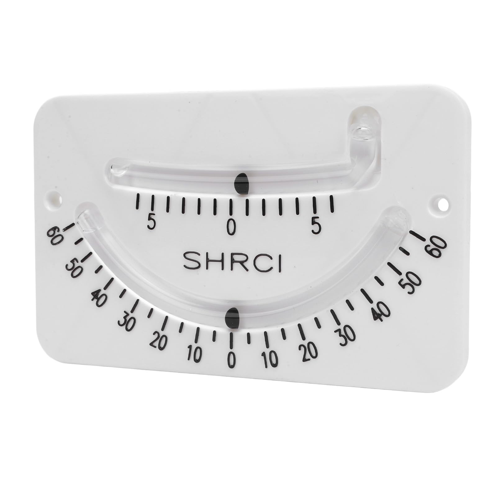 Shatter Proof ±45º Inclinometer Black, Multi Purpose Angle Indicator, Dual Scale Inclinometer Accurate Measurement for Off Road Vehicle Truck RV Trailer Boat, 2 Screws
