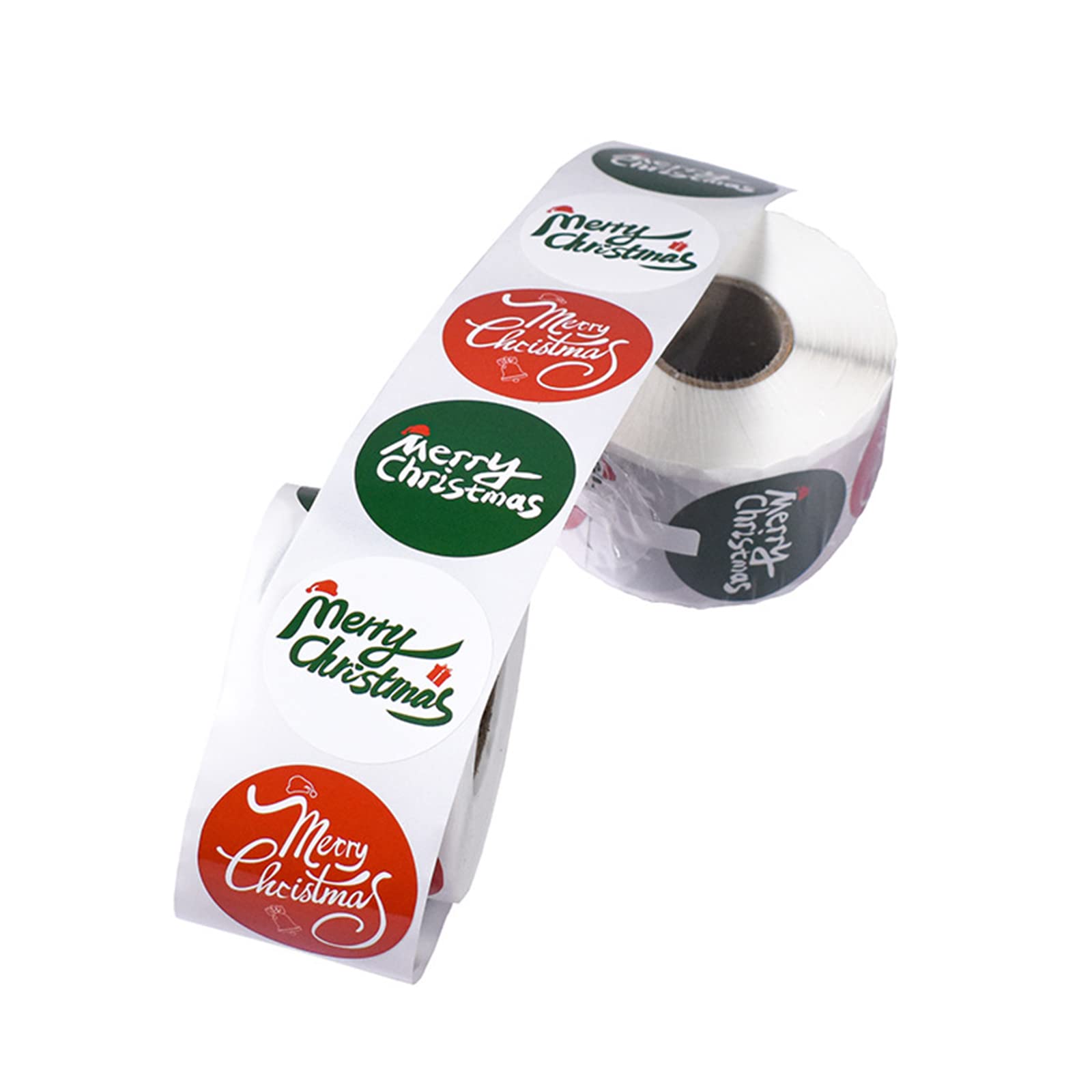 500pcs Merry Christmas Decor Stickers Santa Snowman Packaging Round Sticker Label for Envelope New Year Party Decor Stationery Sticker