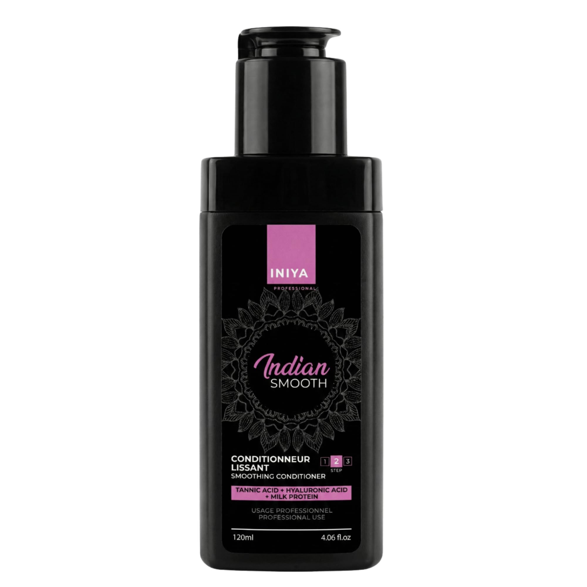 Iniya Indian Smooth Soin Lissant, Lissage Indien & Tanin, Acide Hyaluronique et Protéine 120ml