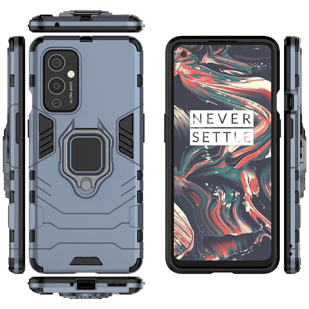 Custodia per OnePlus 9 5G LE2110 con protezione per schermo in vetro