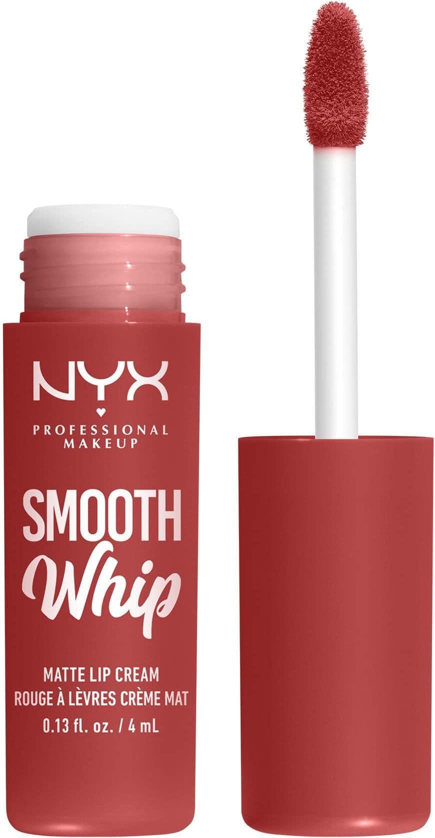 NYX Professional Makeup Rossetto Liquido, Tinta Labbra Matte, Tonalità Ultra-Vibranti, Con Burro di Karité e Burro di Cacao, Smooth Whip, Tonalità: Bday Frosting (Confezione da 5)