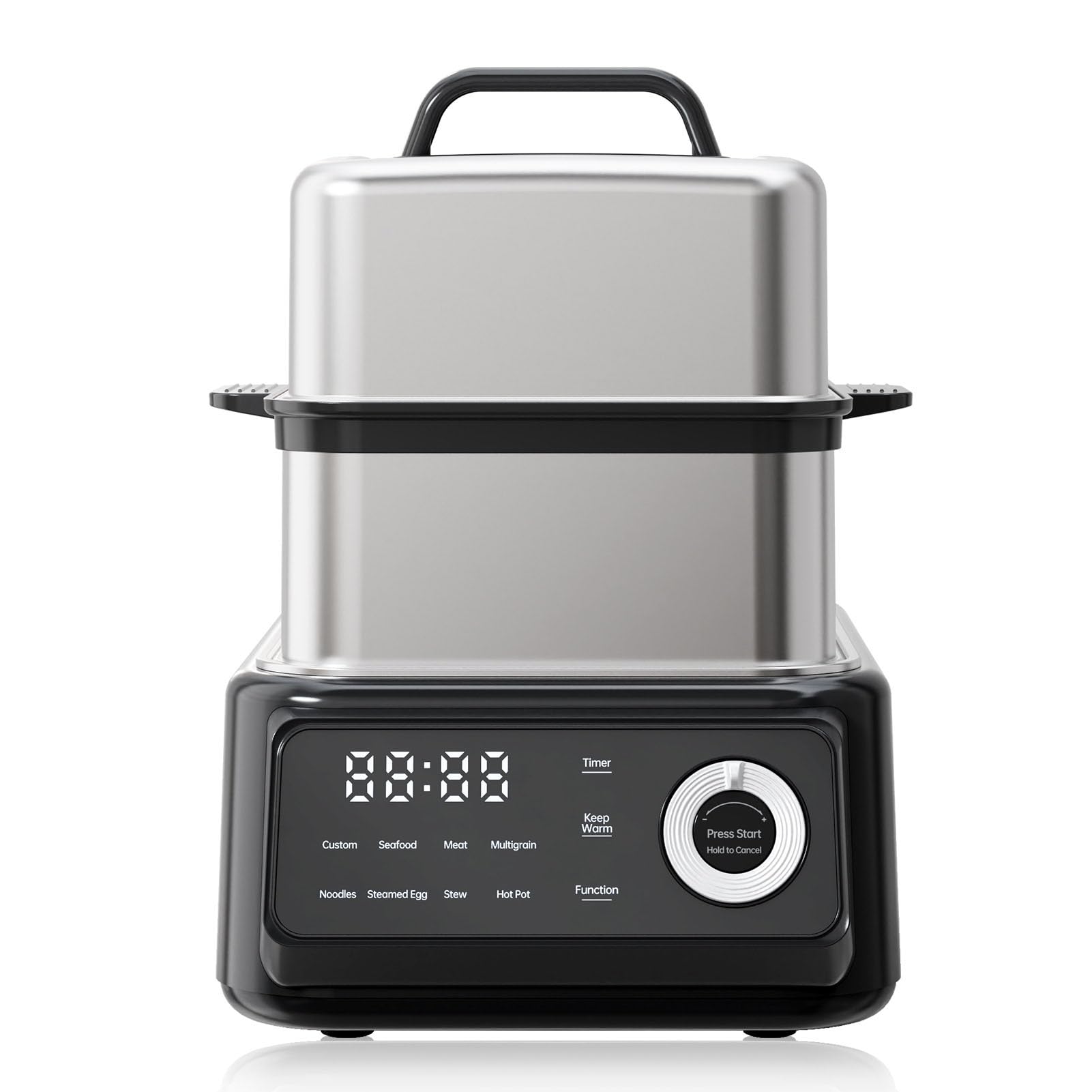 Elektryczny multicooker 1400W z podwójnym parowarem i stalą nierdzewną 304 klasy spożywczej do domowych posiłków