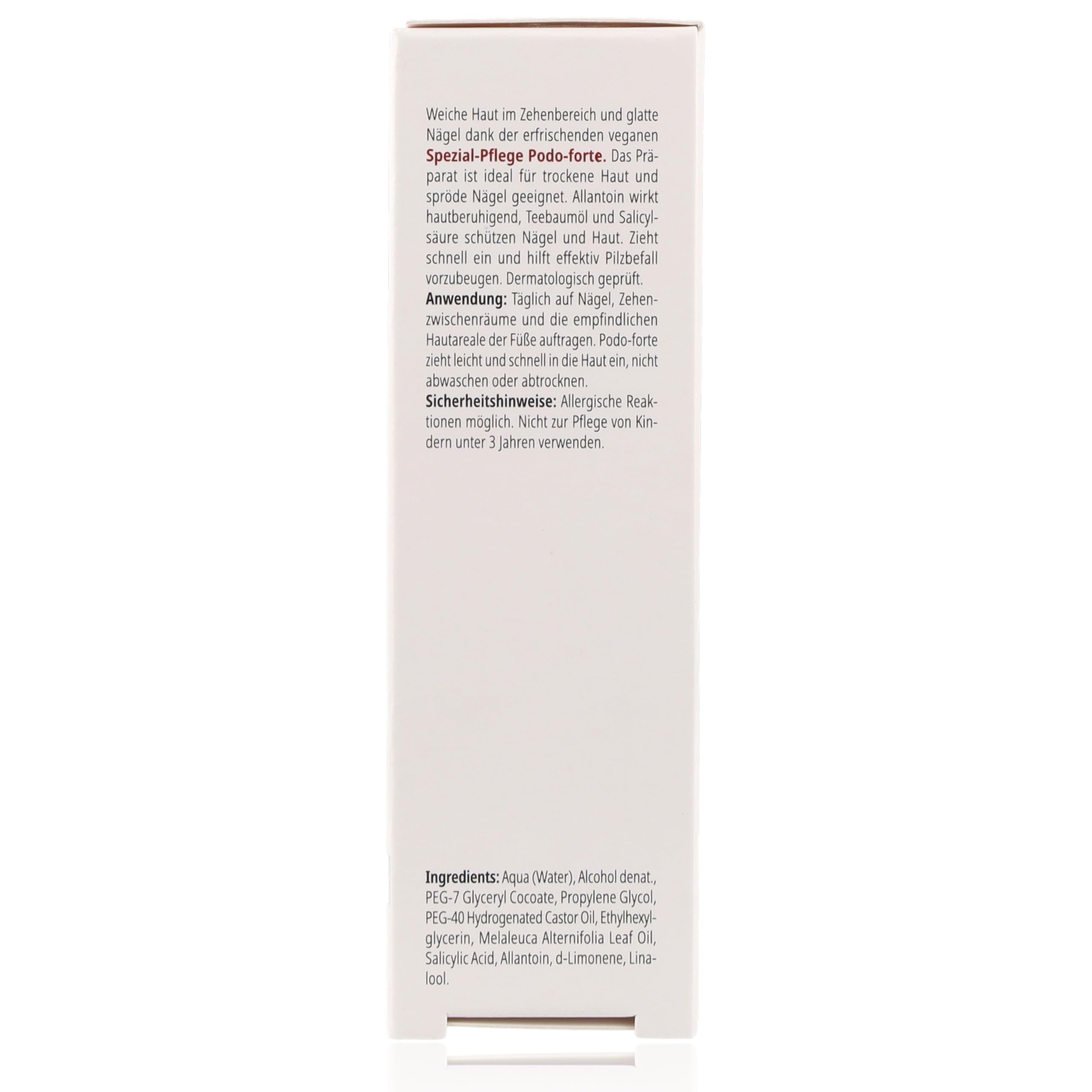 Podo forte fluido con olio di albero del tè, cura speciale delle dita, cura delle unghie, pediBaehr, 30 ml