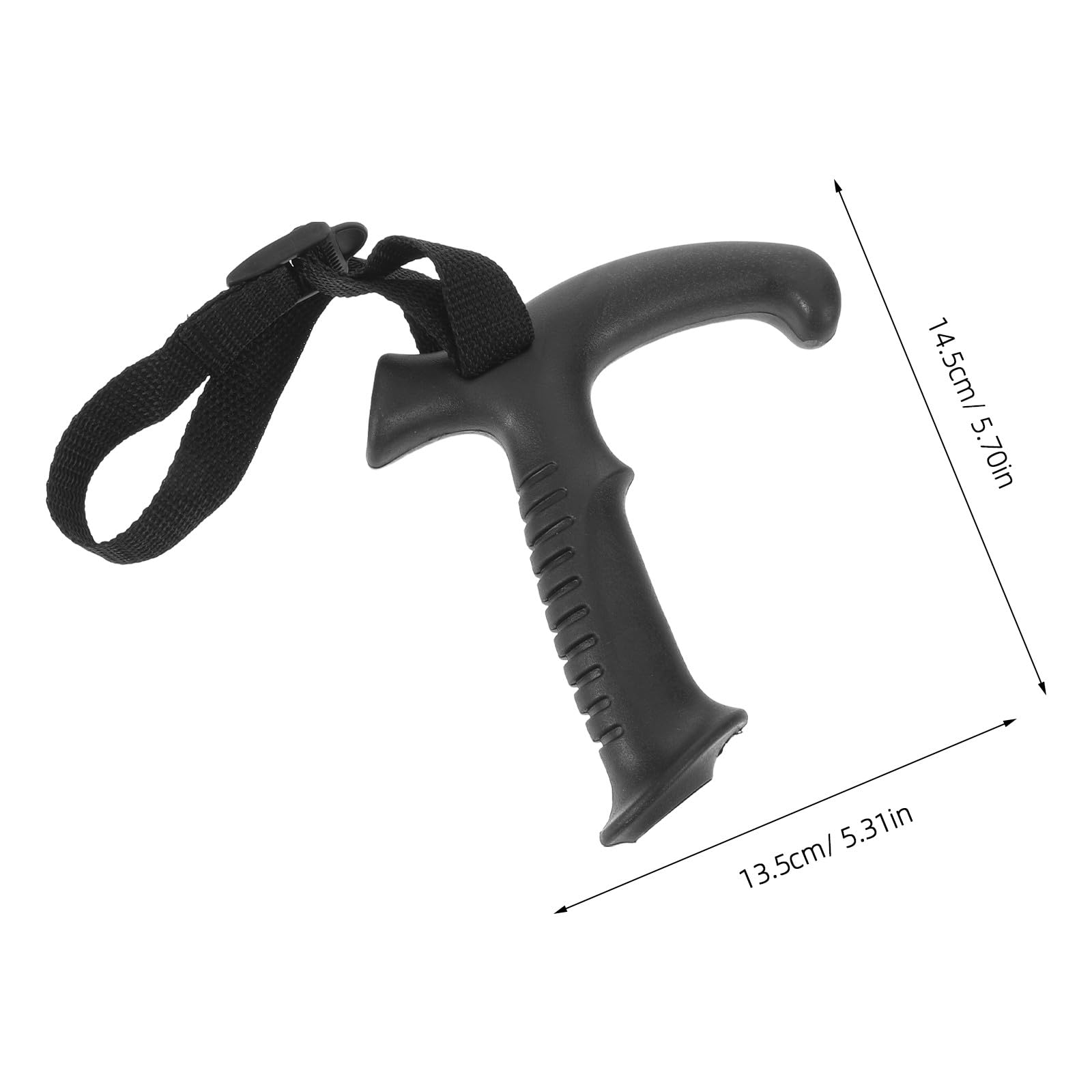 Healvian Lot de 5 poignées pour bâtons de randonnée Poignées de Rechange de 16 mm pour bâtons de randonnée - Poignée en T avec dragonne pour Le Camping et Le Trekking