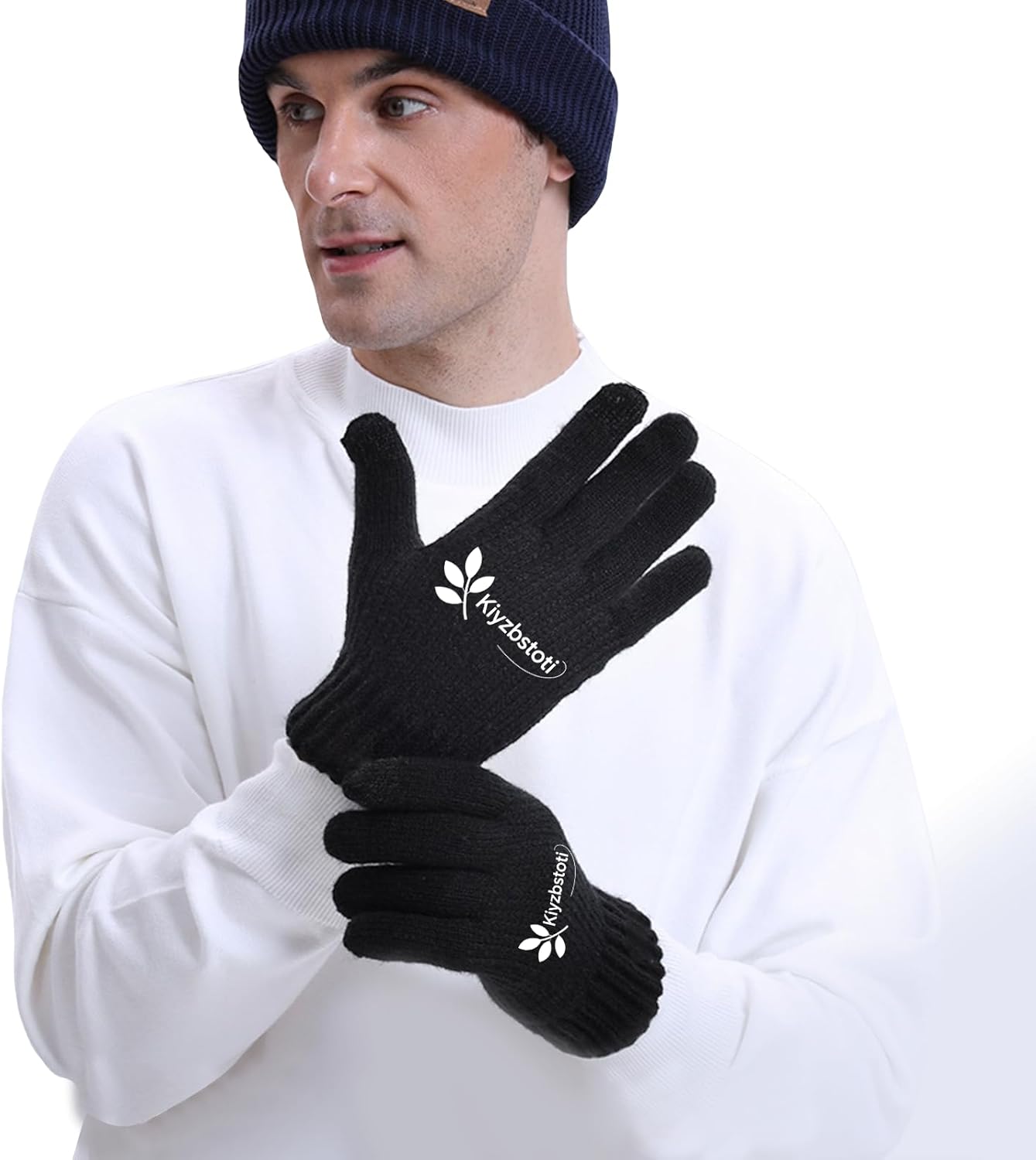 Winter Gloves Women Men-Warm Fleece Touch Screen Gloves Non-slip Thermal Ski Gloves Mens for Cold Weather Running - Image 5
