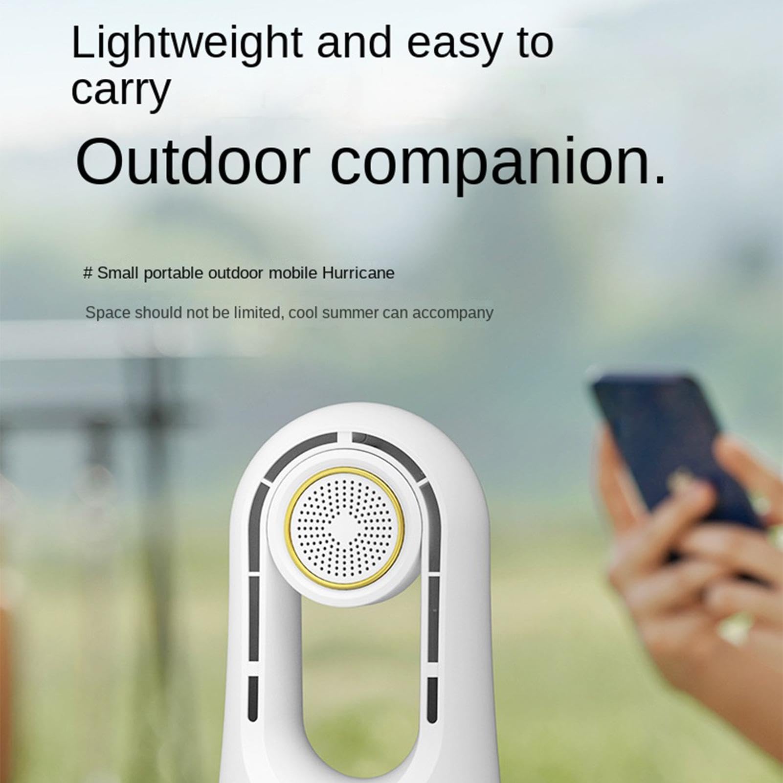 Ventilatore senza pale Con box per aromaterapia 6 velocità ricaricabile | Con luce e timer, ventilatore da tavolo per Camera di , Ufficio, Comodino, Viaggio