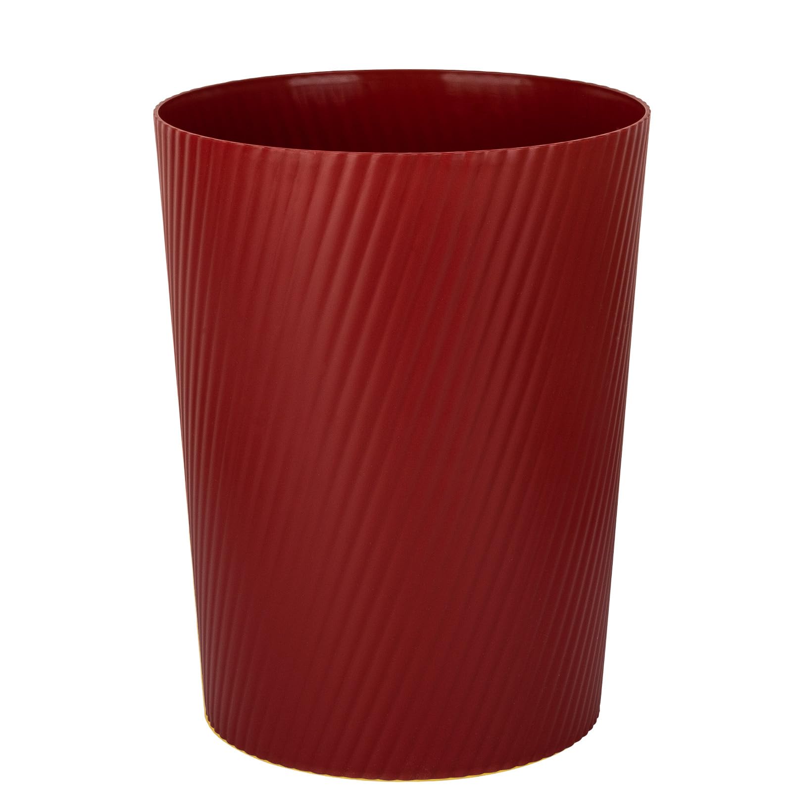 UUJOLY Small Trash Can Wastebasket Garbage Can Container Bins for Bathrooms, Laundry Room, Kitchens, Offices, Kids Rooms, Dorms (Red)