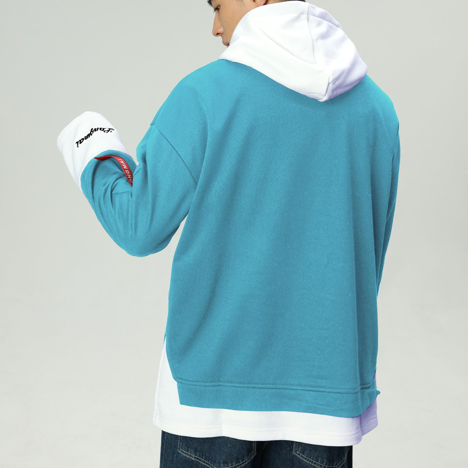 KENAIJING Felpa da Uomo,Uomo Felpa Casual Stampato Cappuccio.