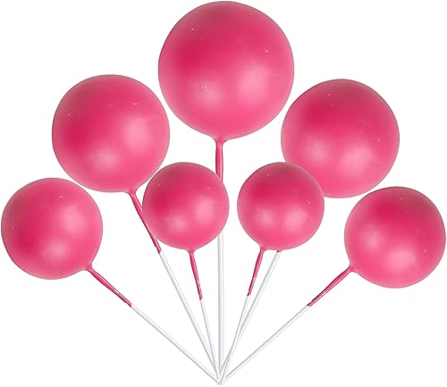 Miniatura 164 de Rsstarxi 30 piezas de bolas de burbujas para decoración de tartas, bolas de espuma, mini globo para cupcakes, decoración de bricolaje para baby Oro