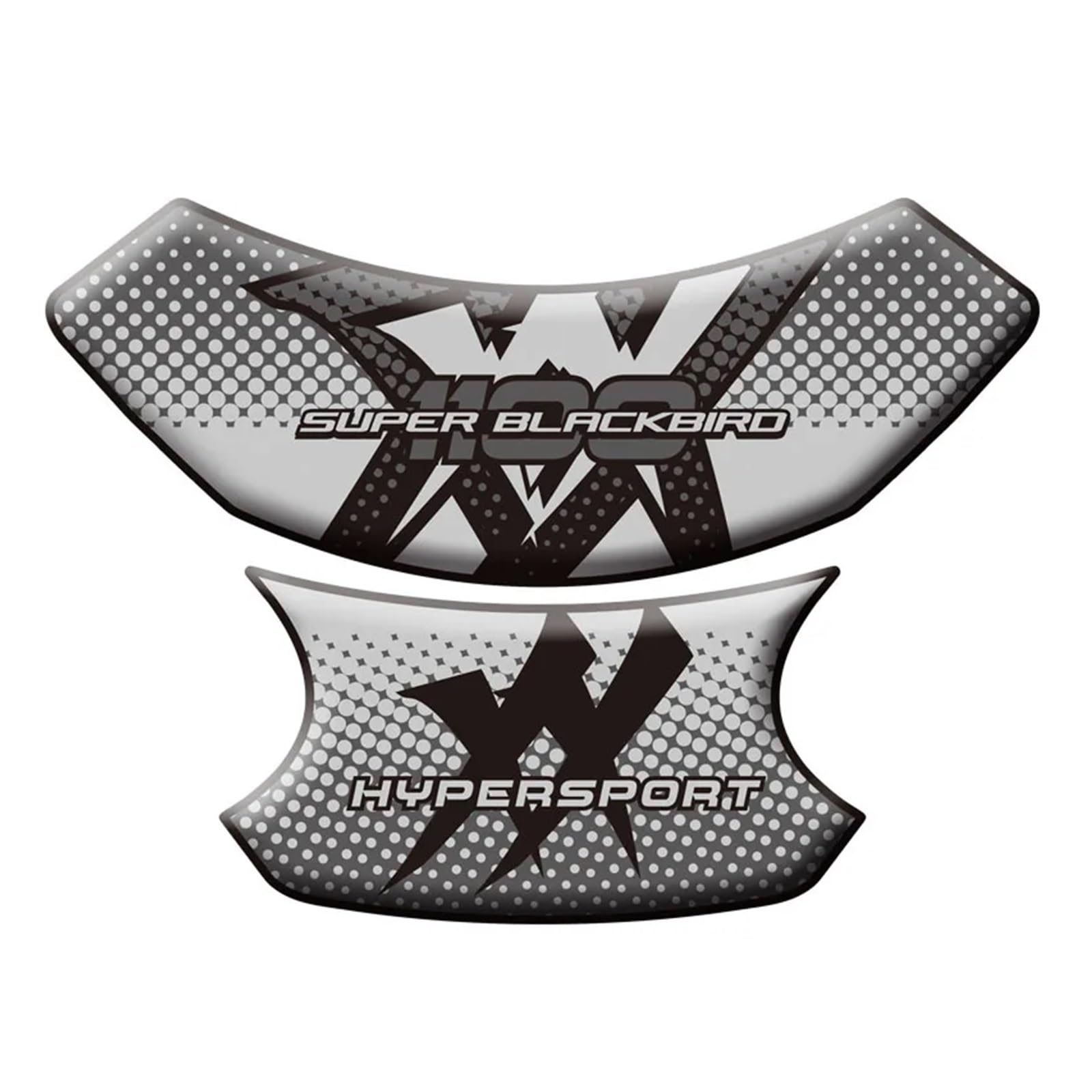 Motorbike Tank Protector Pad Motorcycle Tank Pad Protector Sticker Fish Bone for CBR1100XX for Blackbird 1996-2008
