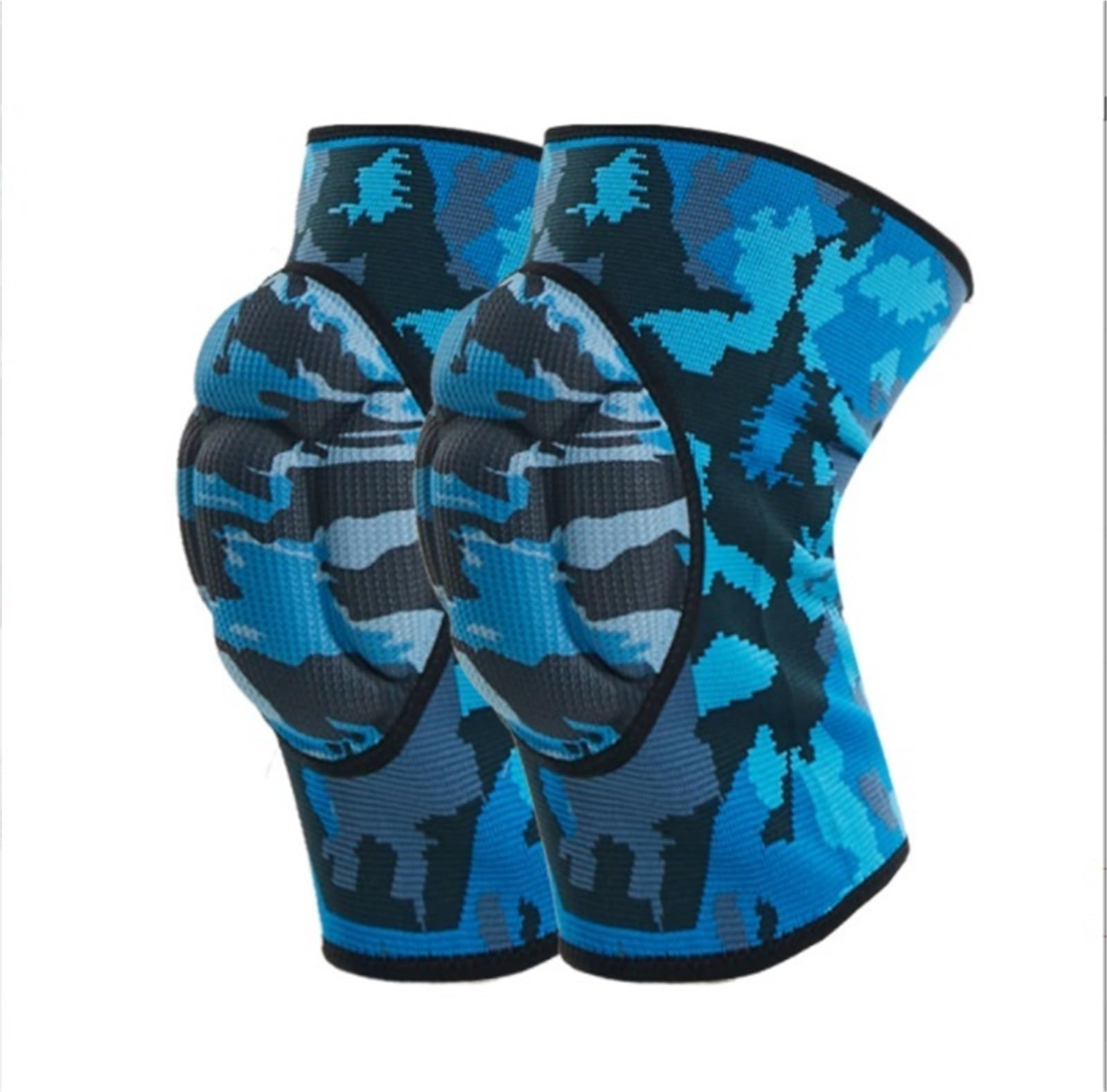 RUVOO Ginocchiere Palestra Un Paio di Ginocchiere A Compressione Sportiva da Uomo E da Donna for Basket, Pallavolo, Wrestling Ginocchiera Sportiva