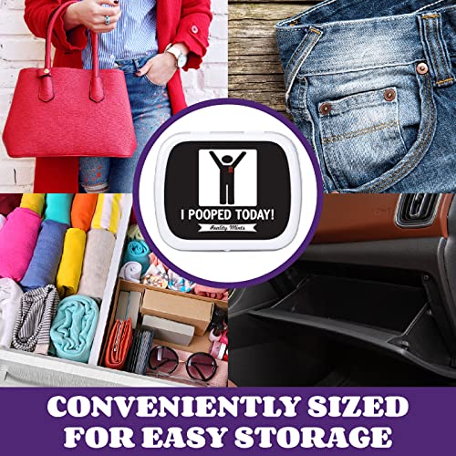 Gears Out Funny Mints - Gag Gift Mints - Candy Stocking Stuffers - Funny Gifts For Women And Men - Joke - Prank - Food Gift Ideas - Christmas White Elephant Gift Ideas - Small Stocking Filler (Pooped Today) #TOP6