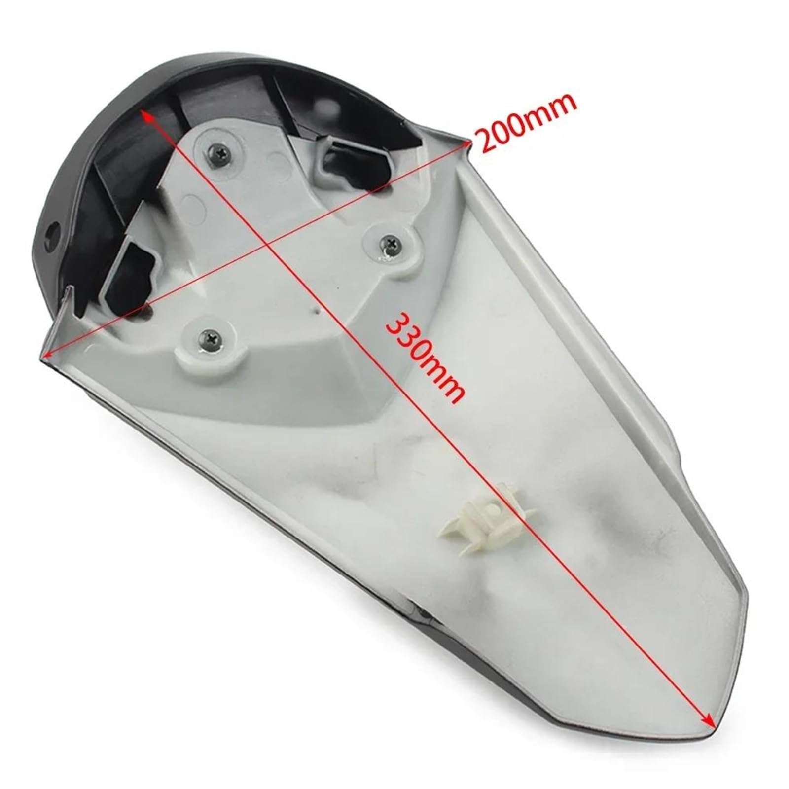 Motorrad-Heckverkleidung Mit Sitzhöcker Für Yamaha YZF R7 YZF-R7 2022-2023 2024, Abdeckung Für Soziussitz Soziusabdeckung Verkleidung(Weiss)