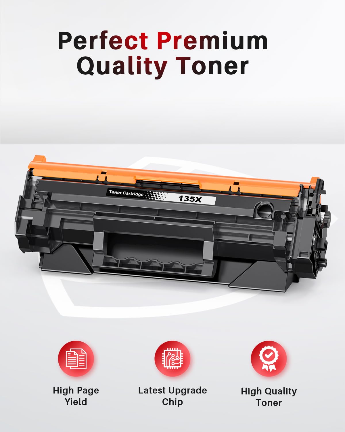 Halloya Tóner W1350X 135X Compatible con HP 135A 135X W1350X para HP LaserJet M209 M209dw MFP M234 M234dw M234sdw M234sdn (1 Negro) — view 4