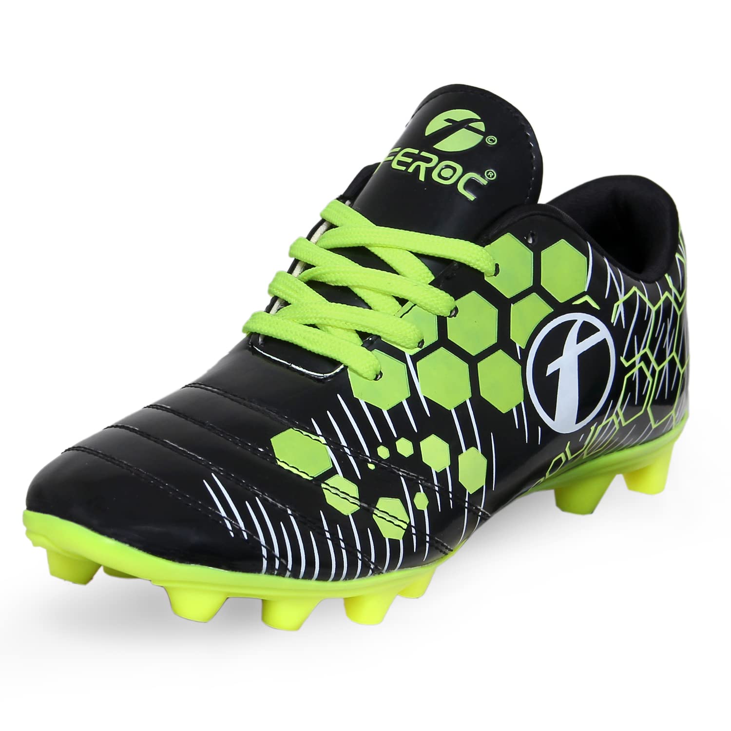 FEROC Diamond Yellow Football Shoes (Numeric_3) (B0B6JMDFDF) Amazon Price History, Amazon Price Tracker