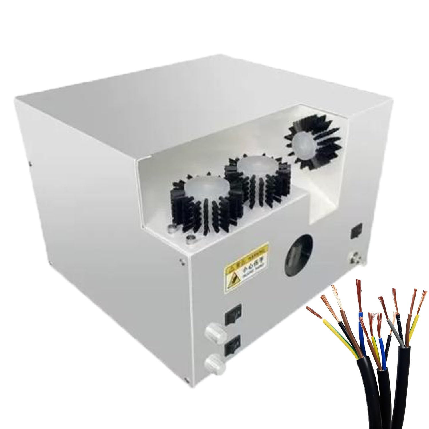 ToayNia Cable Wire Braiding Machine,High-Speed Wire Separation And Twisting Tool,5–60mm Twisting Length,Automatic Wire Twisting Machine，Wire Separating Brush Twisting Machine