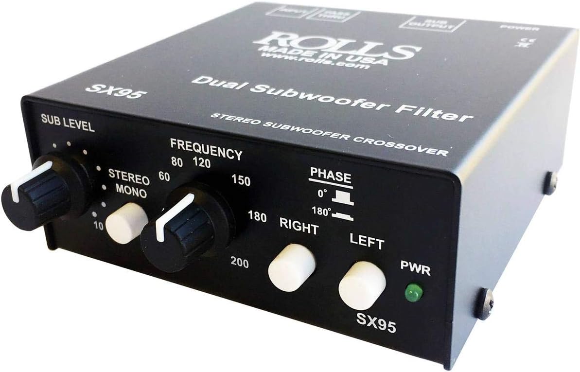 SX95 Stereo Subwoofer Crossover/Filter