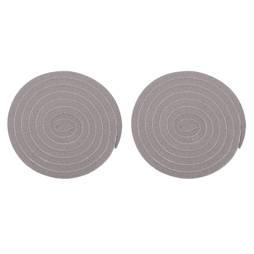 2pcs Foam Sticky Tape Noise Insulation Air Leakage Dust Insulation Roll Tape with Glue for Doors and Windows for Better Indoor Temperature Control