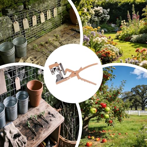 Ciseaux de greffage aluminium avec poignée anti-dérapante pour branches