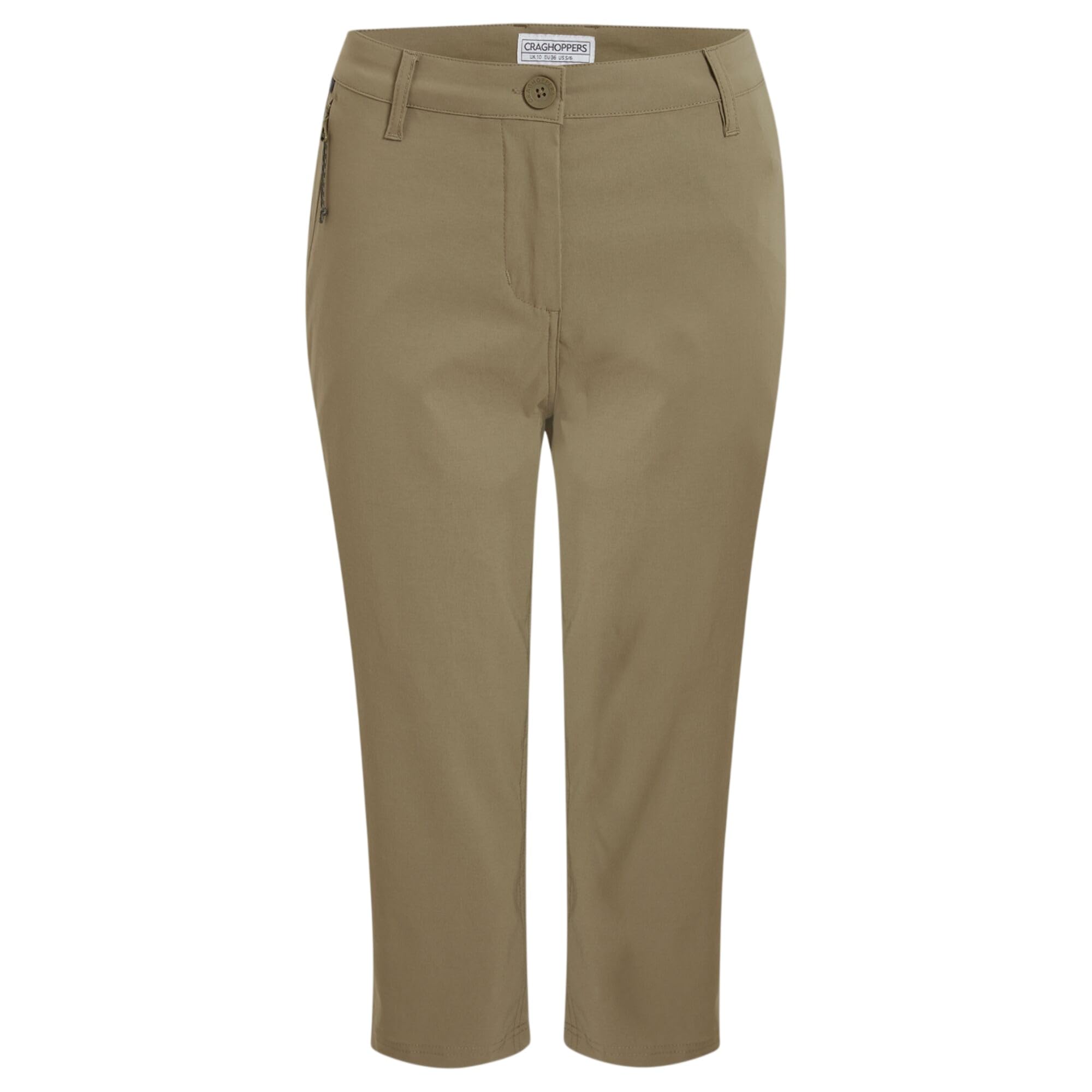 Craghoppers Women's Green Kiwi Pro Iii Cropped Trousers Size: 14