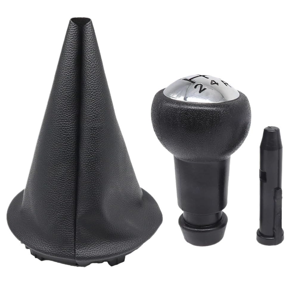 Jeocoai One Color Car Gear Knob 5Speed Gear Shift Knob For Peugeot For Partner 2008-2018 For Citroen For Berlingo Shifter Lever Stick Gaiter Boot