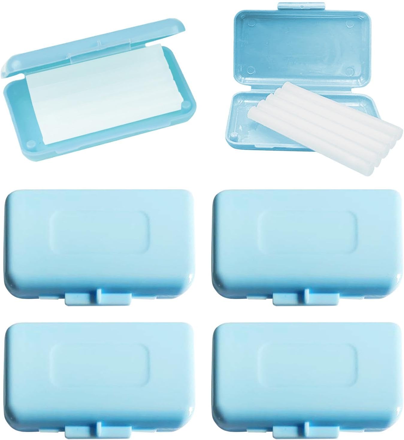 Tiamorph 6boxes Dental Wax,Orthodontic Wax for Braces,Brace Wax Orthodontic with Mint Scent Smell Portable for Brace Wearers Gum Protection Oral Care(blue)