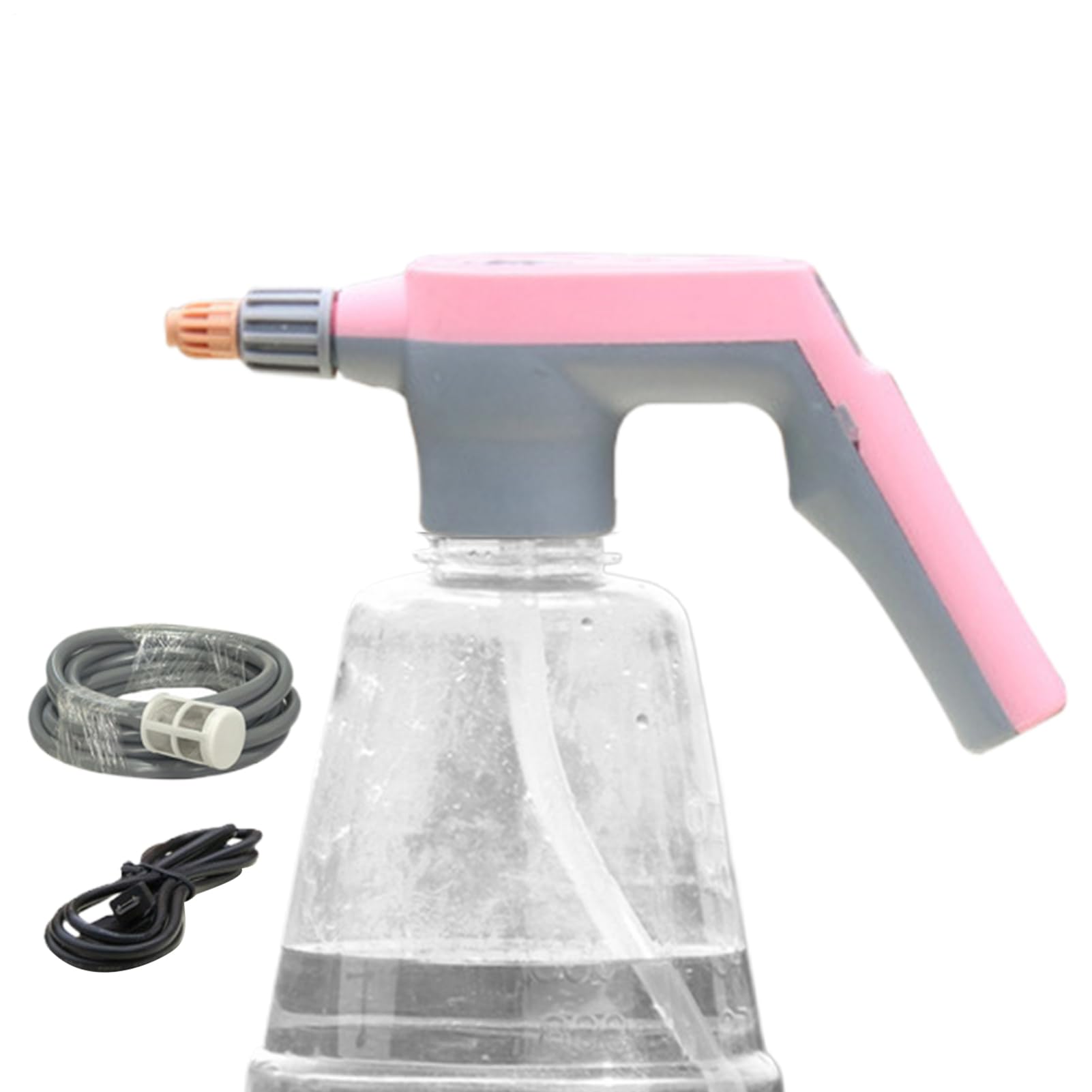 Electric Water Sprayer | 2000mA Handheld Rechargeable Spray Head - Electric Handheld Mister | for Lawn Garage Backyard Home Indoor Automotive Garden Weeding Outdoor