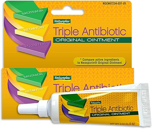 natureplex Triple antibiótico Pomada original 033onzas Tubo 3Pack por natureplex