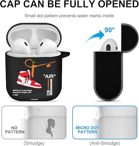 Miniatura 4 de Gedicht Funda para Airpods de 1 generación para zapatos deportivos aéreos funda protectora de TPU suave resistente para Apple Airpod de 2 generación
