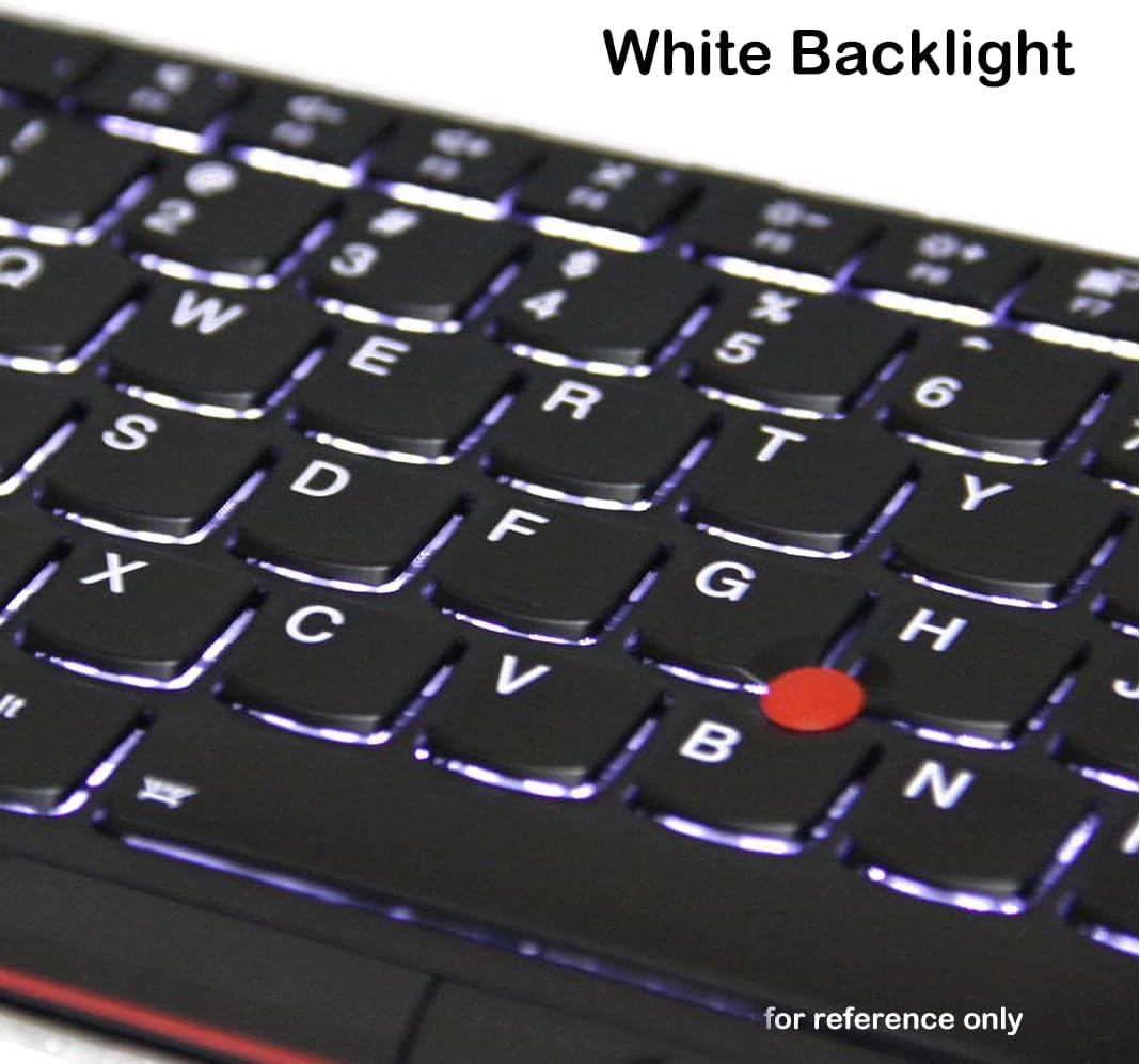 Latin Spanish LAS LSP Keyboard for Lenovo Thinkpad T480s E480 E485 E490 E495 L480 L490 T490 T495 P43s L380 L390 / Yoga, Yoga S2 3rd Gen 01YP523 01YP283 01YP443 01YP363, Backlit, Black Frame