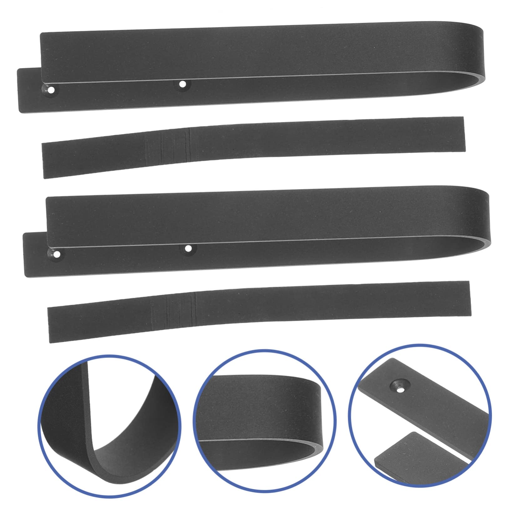 TOPBATHY Support Mural pour Skis et Skateboard Crochet Métallique Robuste pour Garage Cintre de Rangement pour Snowboard et Autres Objets