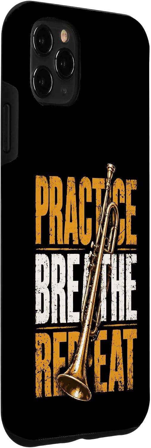 Repeat-Music Trumpet Player Trumpet Musician Music Trumpet Case for iPhone 11 Pro Max image 3