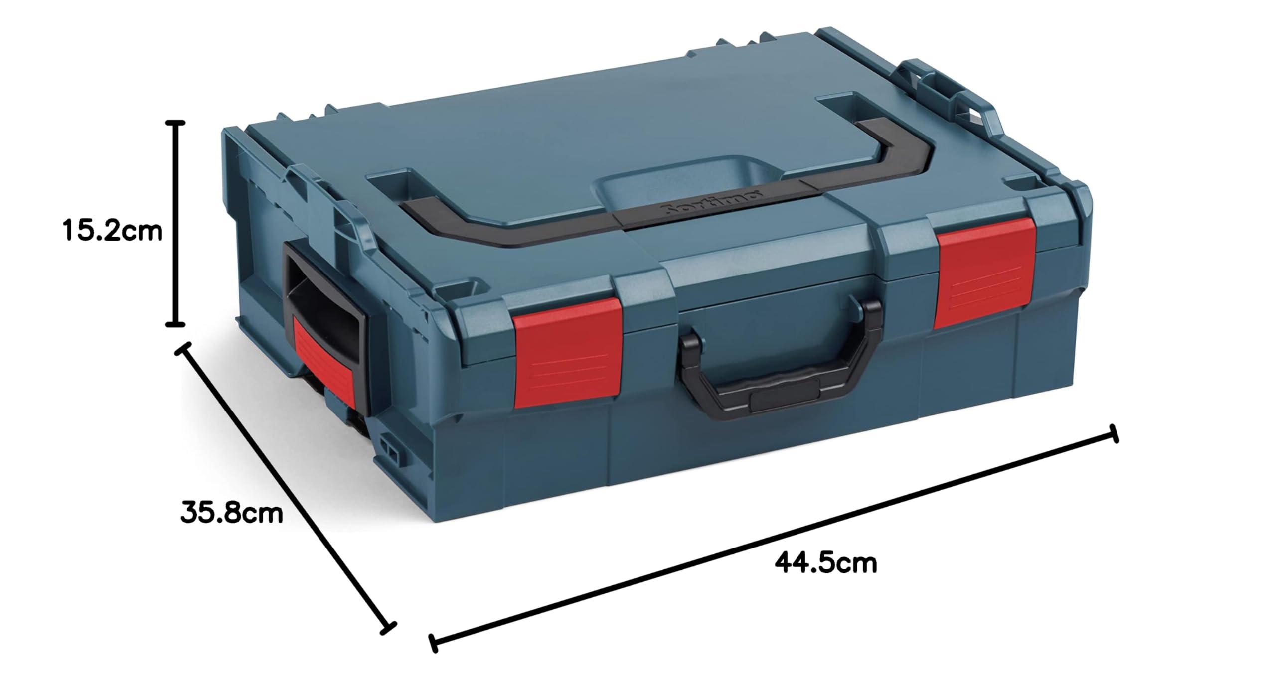 L-BOXX Sortimo L BOXX 136 - Juego de 3 cajas de herramientas de plástico, tamaño 2, color azul profesional