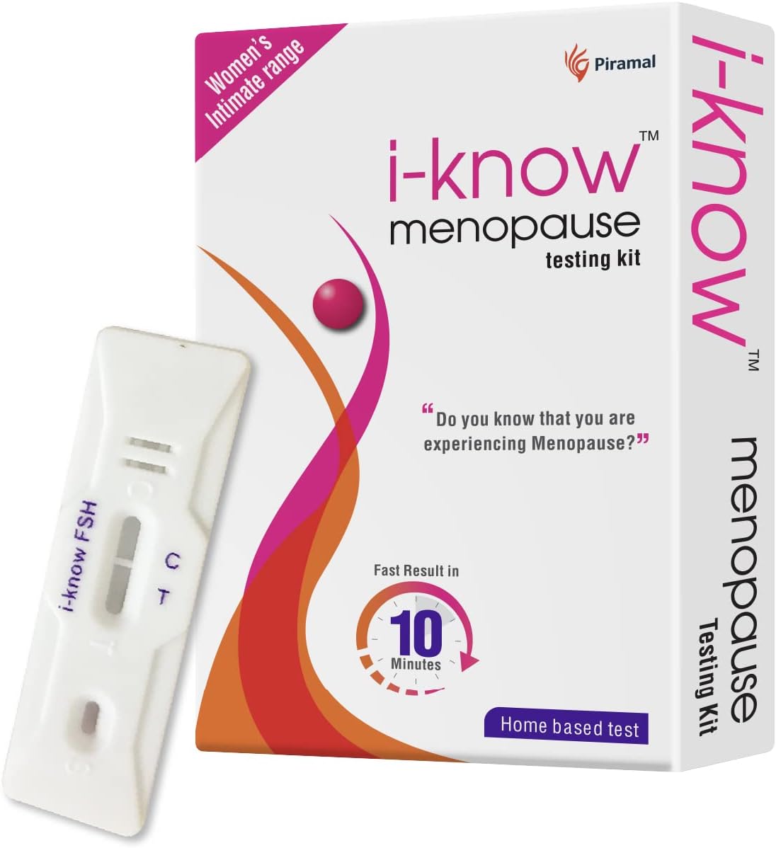 i-know Menopause testing kit | For women facing menopause symptoms like hot flashes, night sweats, mood swings | Simple home based urine test |Pack of 3 strips
