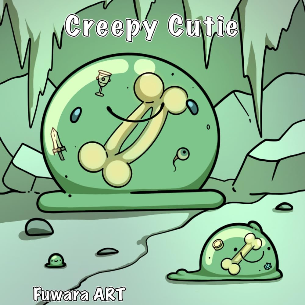 Creepy Cutie: Halloween coloring book by Fuwara