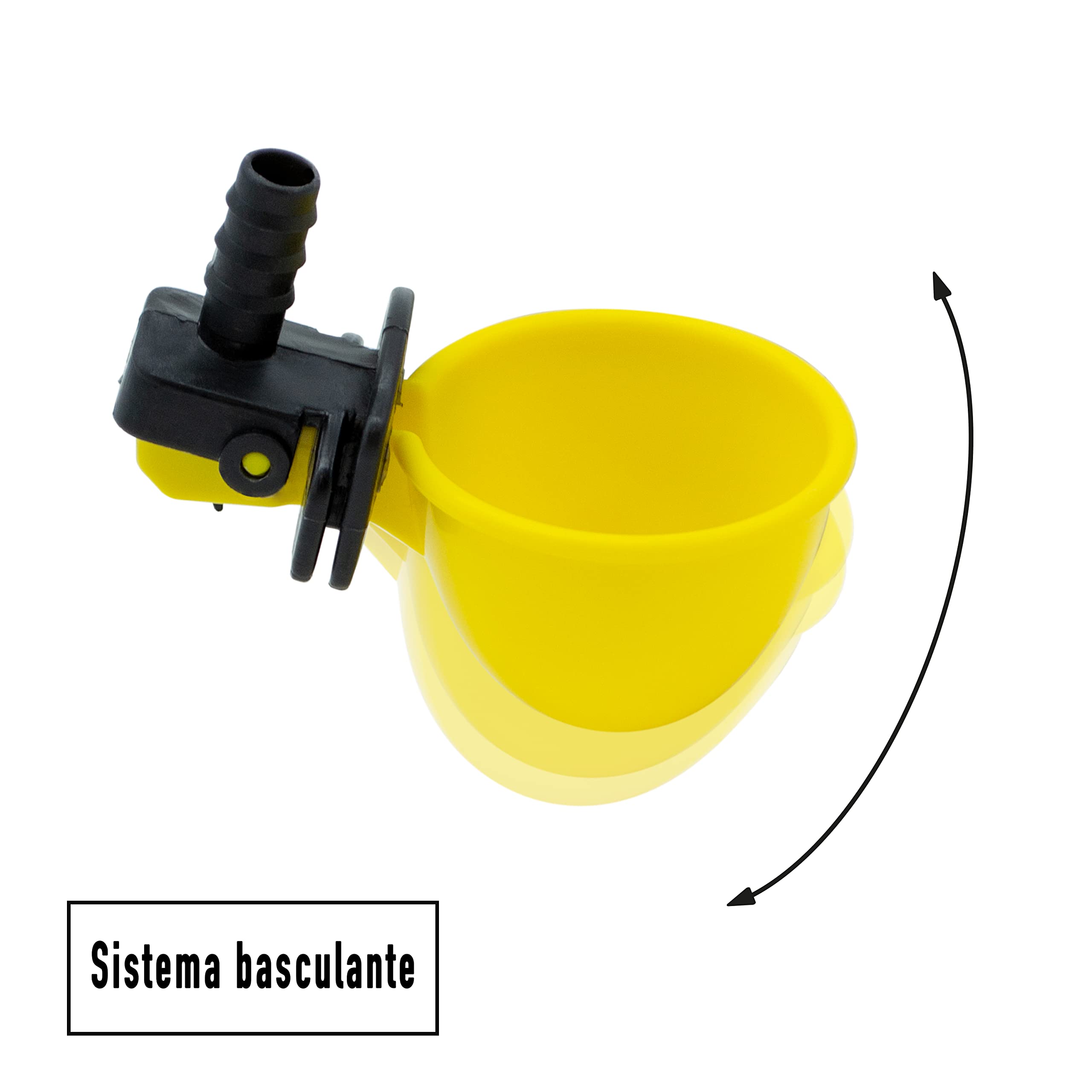 Bebederos Basculantes Tamaño Pequeño - Pack de 6 Bebederos Automáticos para Aves de Corral Otros Animales - Agua Siempre Limpia para Tus Mascotas