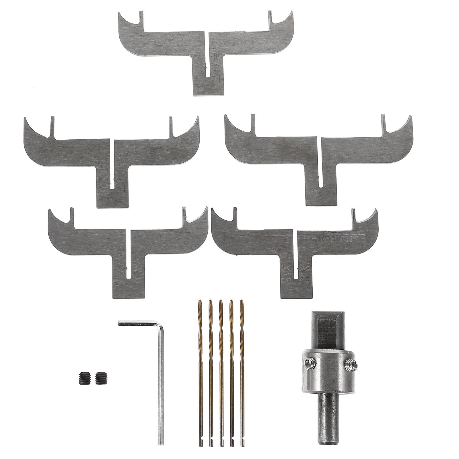 Kit de Herramientas Accesorios para Hacer Joyería y Cuentas para Pulseras de Madera Fresa de Anillo de Acero Alto Adecuado para Trabajar Madera y Anillos