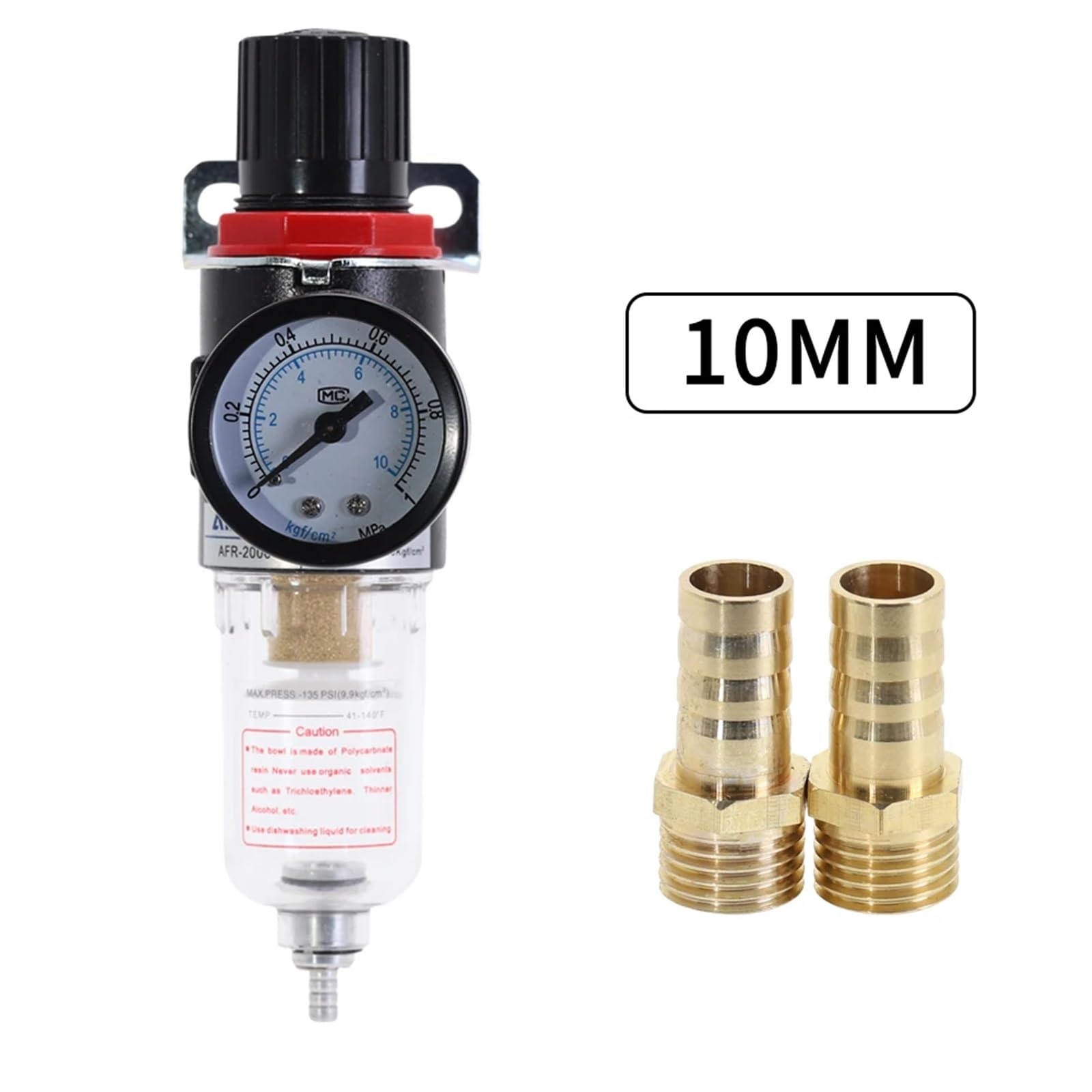 AFR-2000 regulator filtra pneumatycznego jednostka uzdatniania powietrza przełączniki ciśnienia manometr AFR2000 (AFR-2000 w BT-10MM)