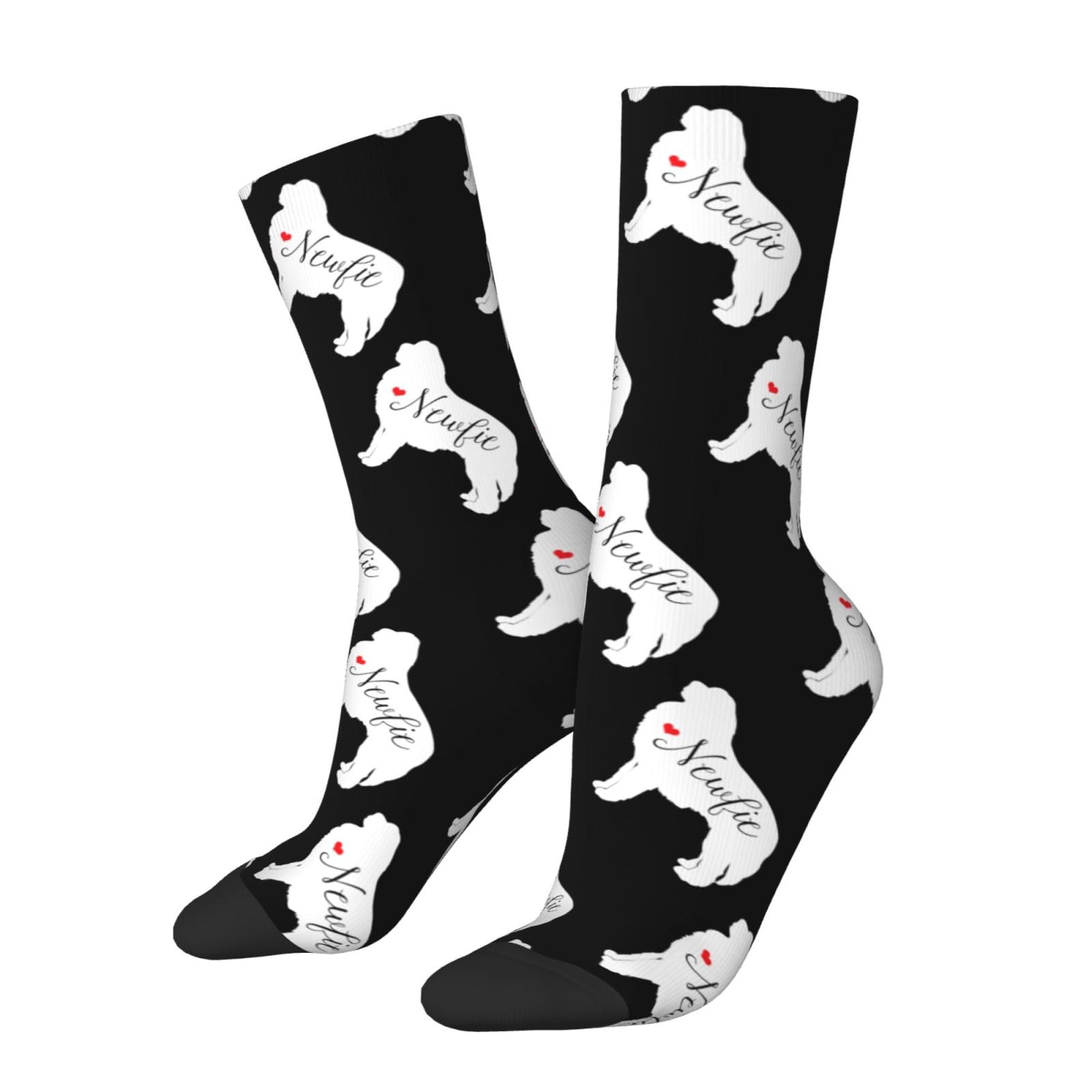 Unedskck Unisex As Pic Newfoundland Dog Socks Funny Novelty Crew Socks Gift For Men Women Teen